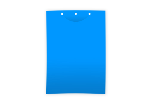 Клеевая цветоловушка для мониторинга лист пластик синяя 21х30 см