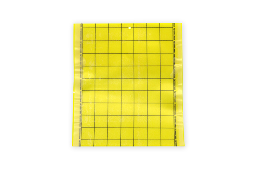 Клеевая цветоловушка для мониторинга лист пластик желтая